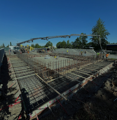 concrete base