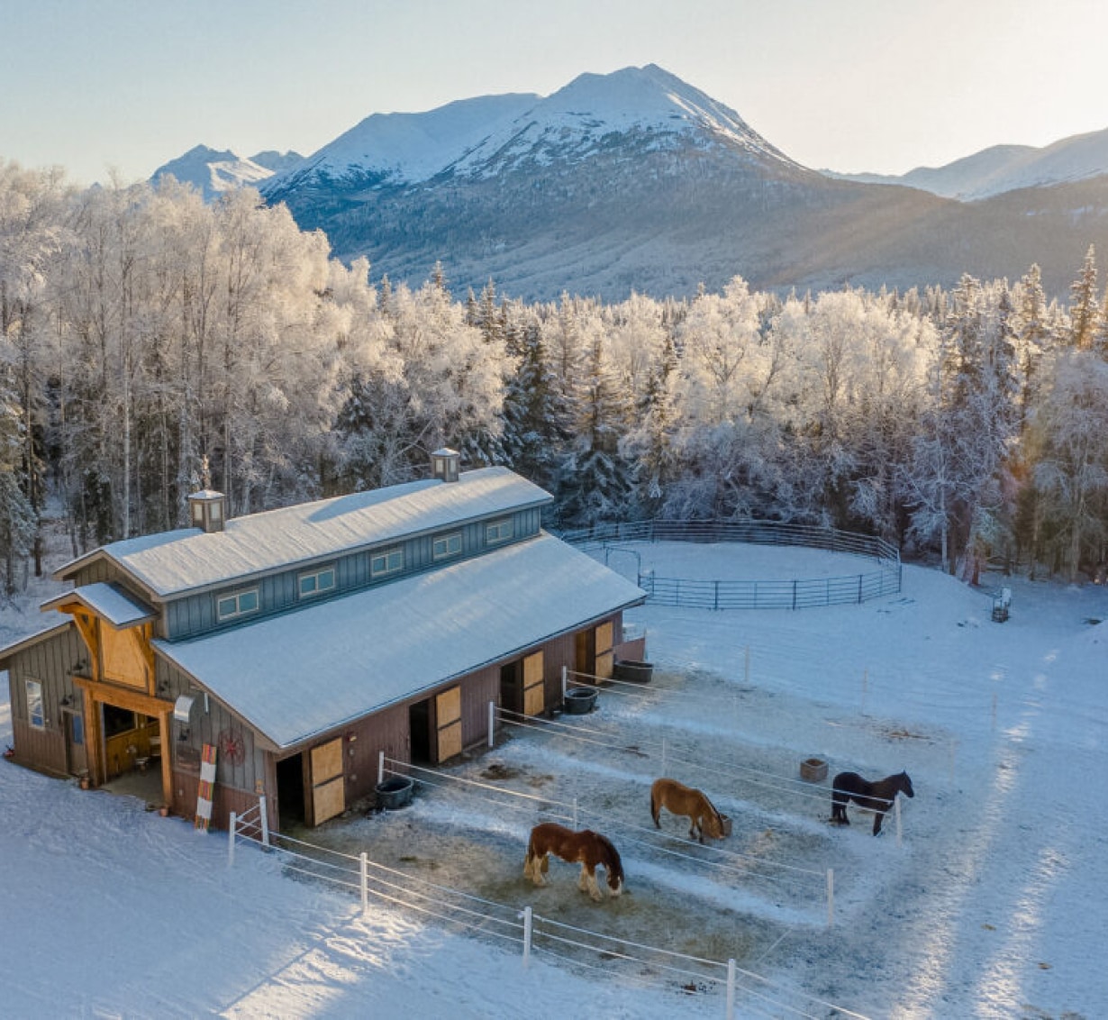 Renovated rustic barn in Eagle River