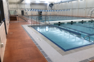 Large indoor swimming pool for competitions