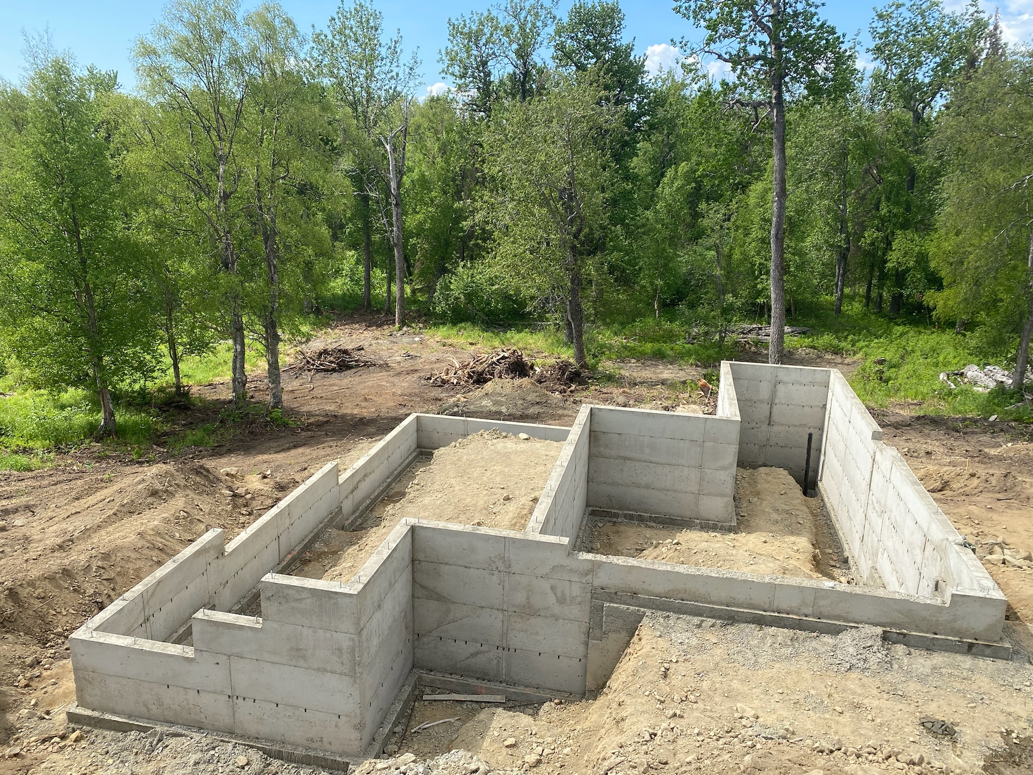 Concrete foundation