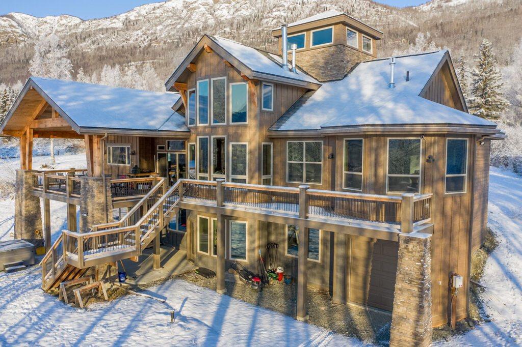 Custom 2-story home built in Alaska