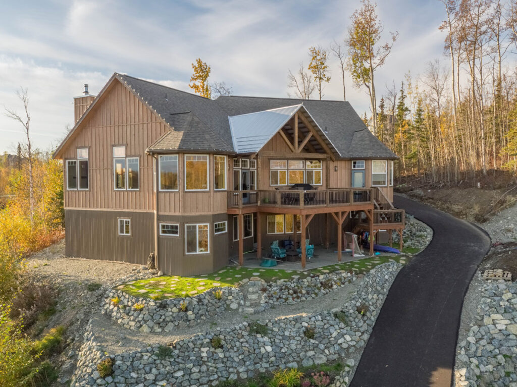 Custom built two-story home in Alaska