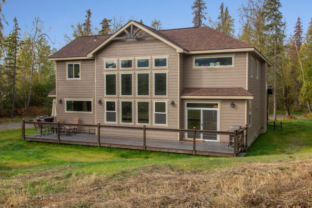 Custom built single-family home in Alaska