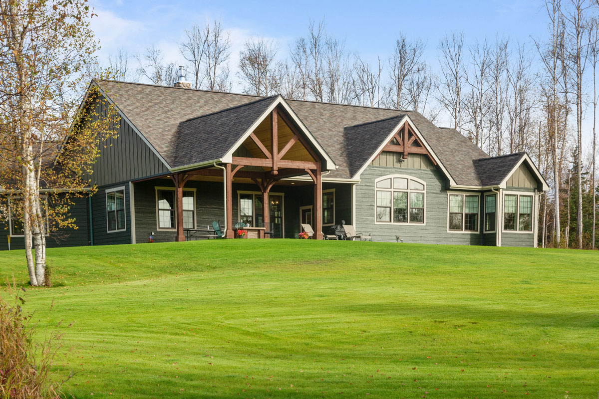 Custom built craftsman home