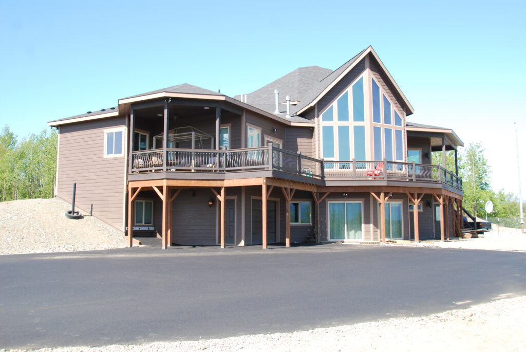 Exterior of custom built home by Falcon Alaska