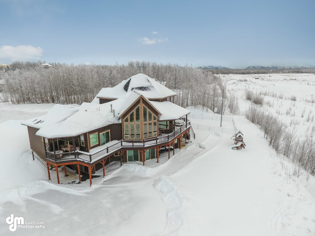 Exterior of custom built home by Falcon Alaska