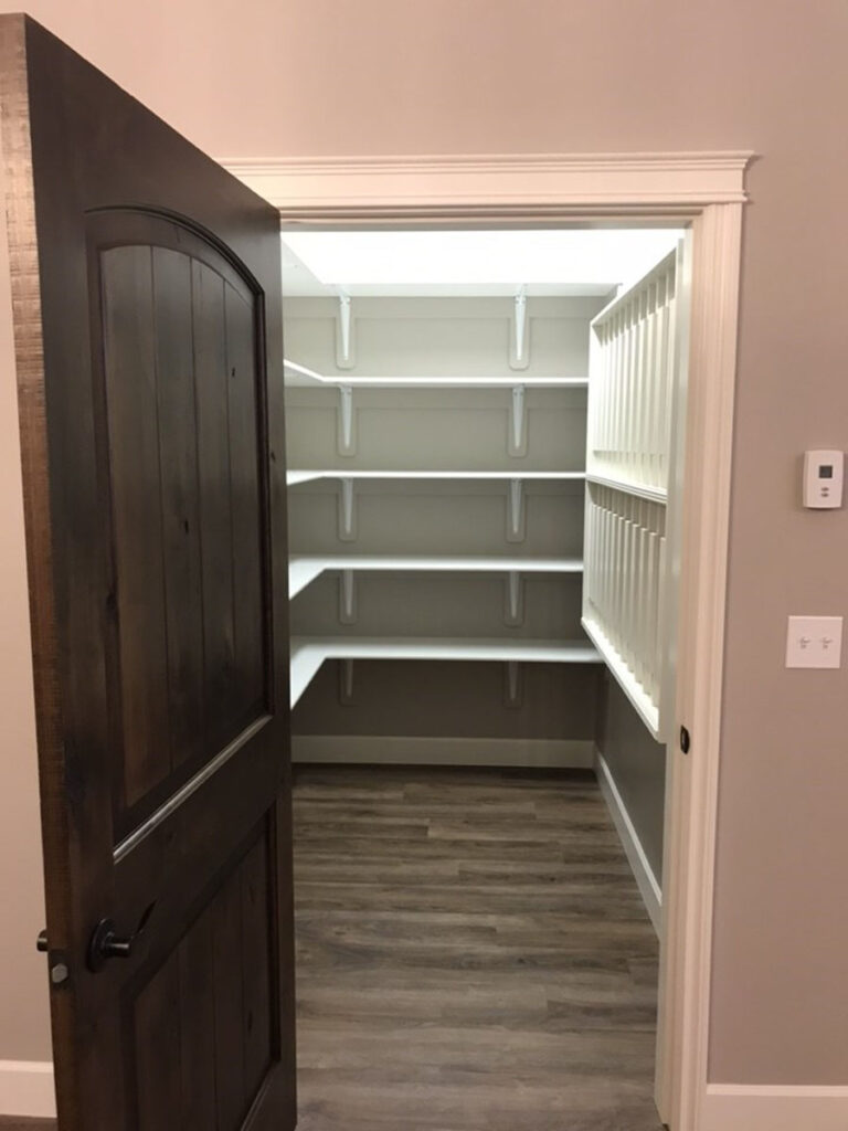Large custom built walk-in pantry