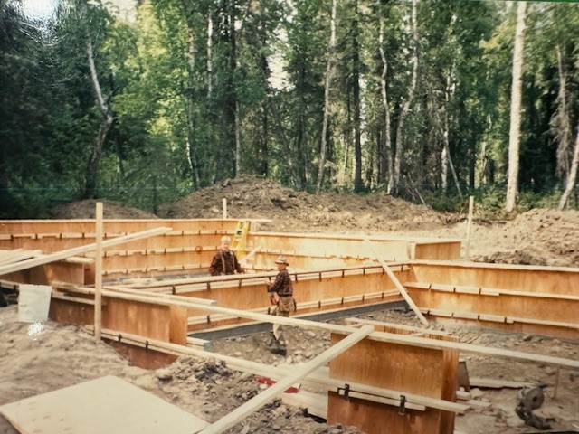 House framing done by Falcon Alaska